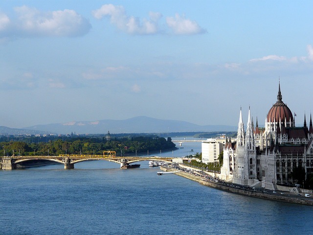 řeka v Budapešti